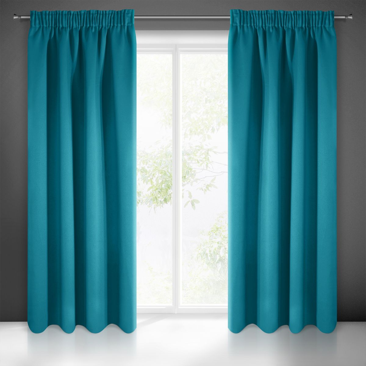 Zatemňujúci záves 135x270 BLACKOUT morská - páska