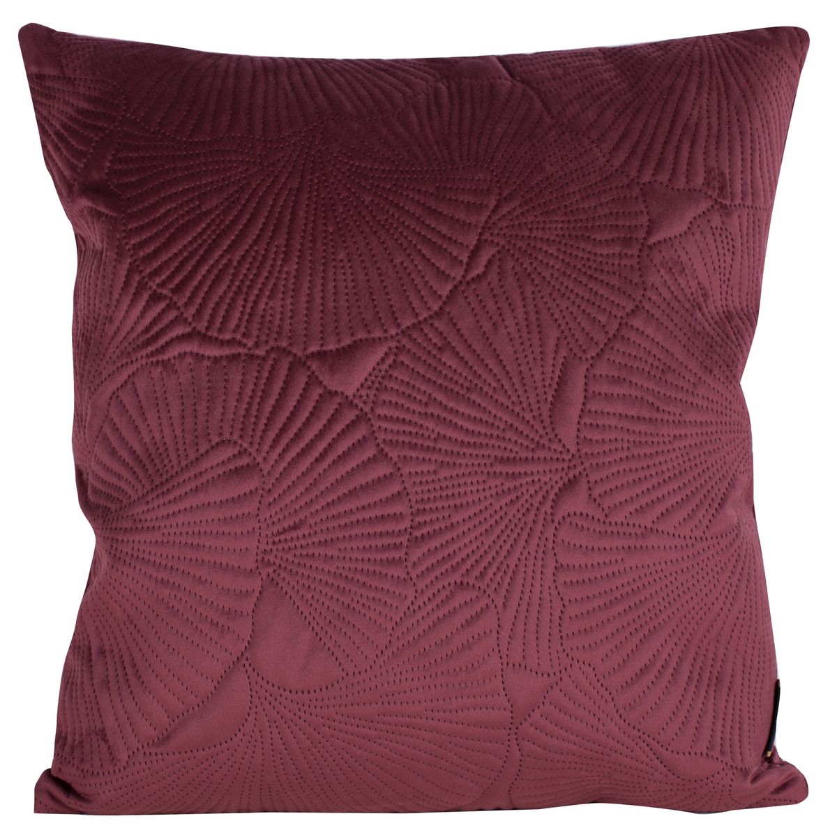 Obliečka na vankúšik 45x45 VELVET 58 bordová