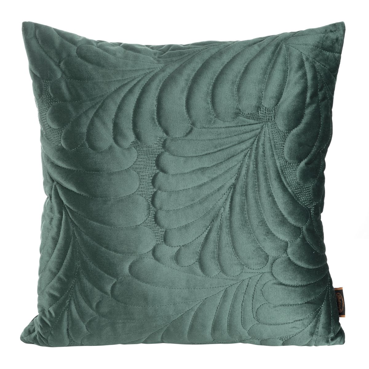 Obliečka na vankúšik 45x45 RIA 04 tmavá mätová