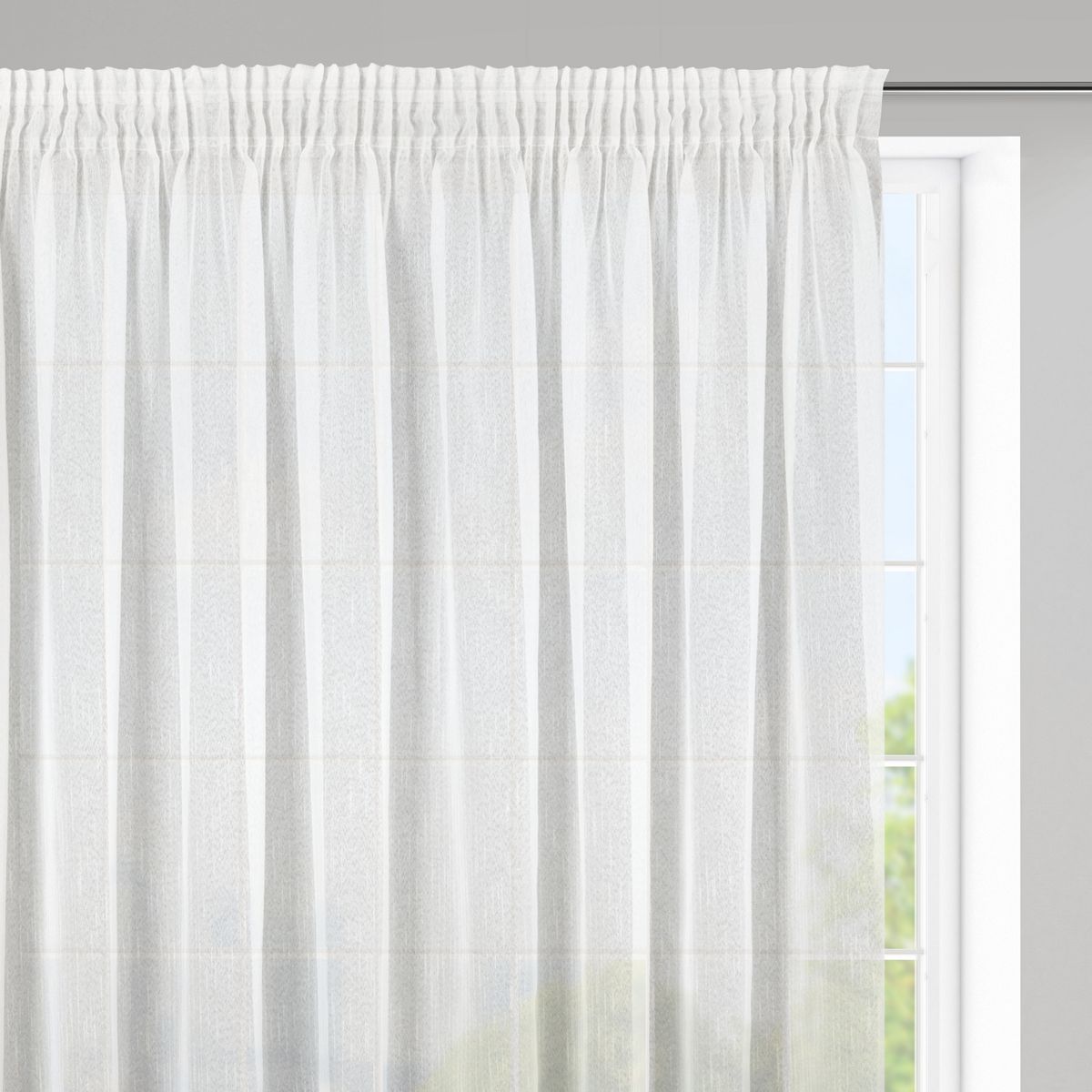 Záclona 400x145 LILIAN biela