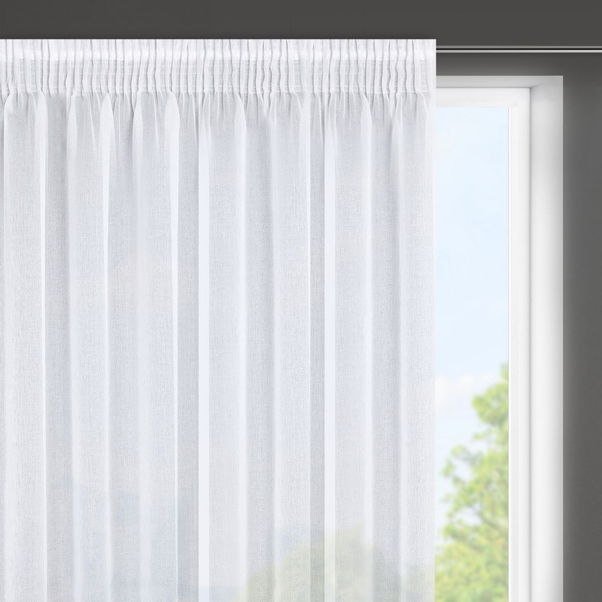 Záclona 350x150 ARGEA biela
