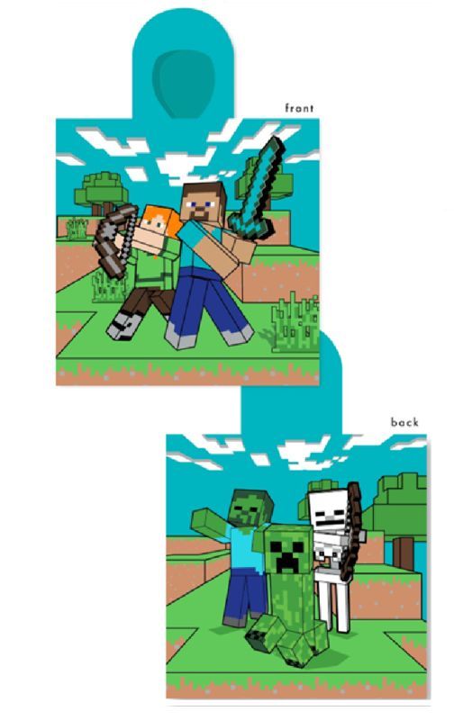 Pončo 50x110 MINECRAFT