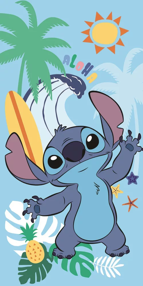 Detská osuška 70x140 LILO A STITCH summer