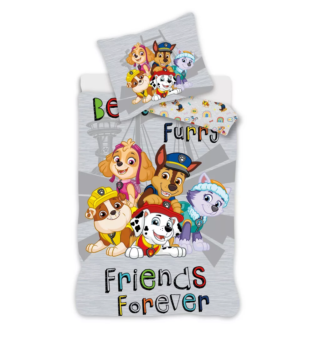 Obliečky do postieľky 100x135 PAW PATROL forever