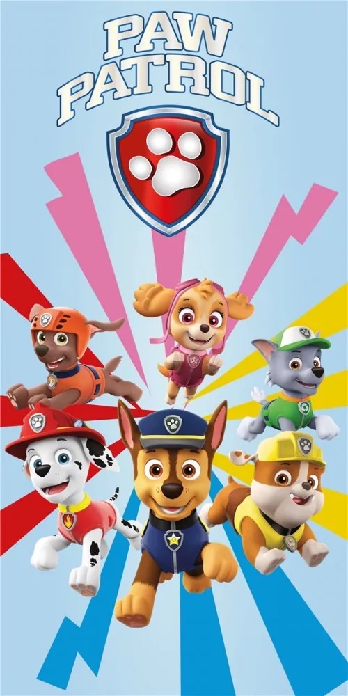 Detská osuška PAW PATROL záblesk