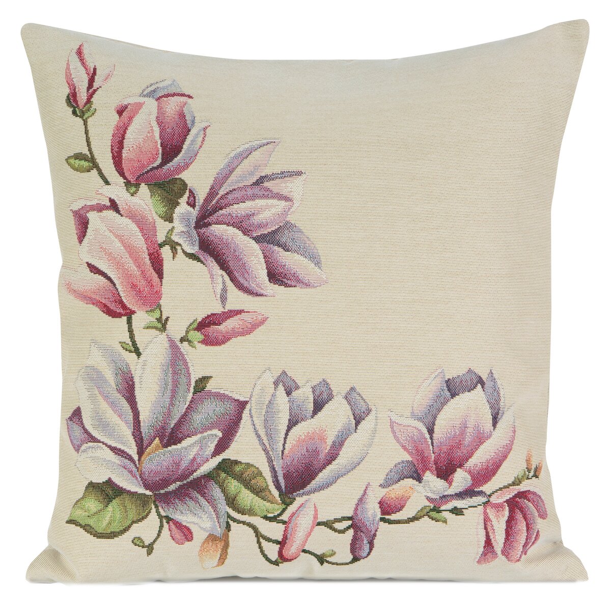 Gobelínová obliečka na vankúšik 45x45 MAGNOLIA natural
