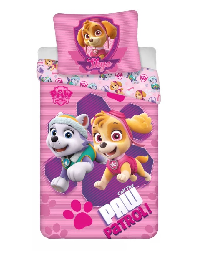Detské obliečky do postieľky 100x135 PAW PATROL skok