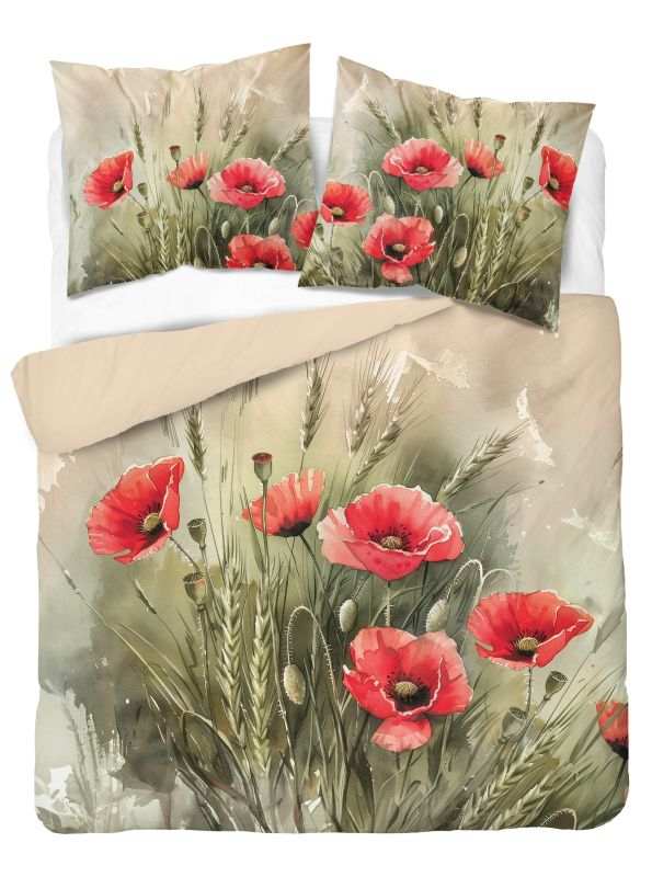 Bavlnené obliečky 200x220 VLČÍ MAK