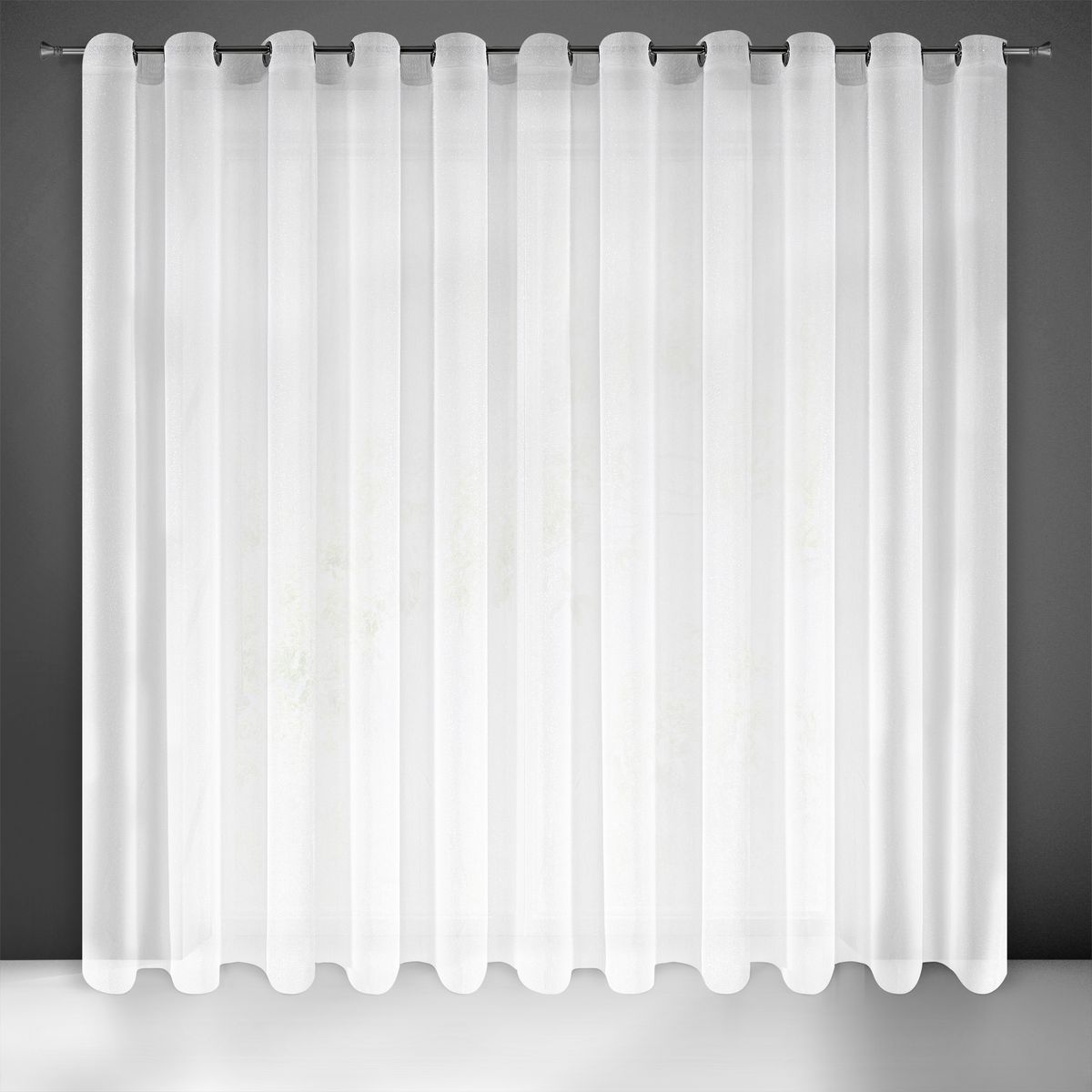 Záclona 350x250 SAKALI biela