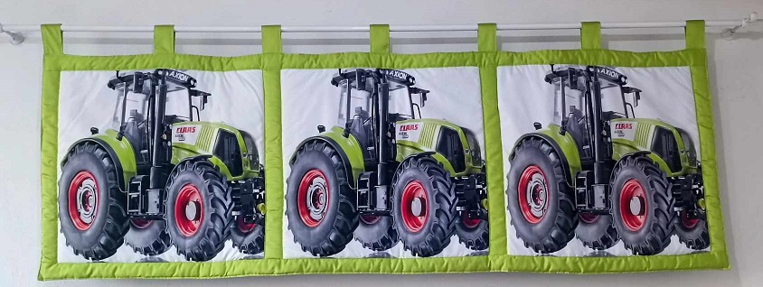 Detská zástena TRAKTOR zelený