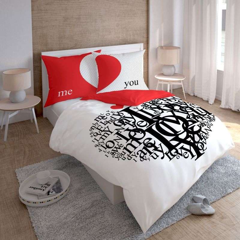 Bavlnené obliečky 200x220 LOVE