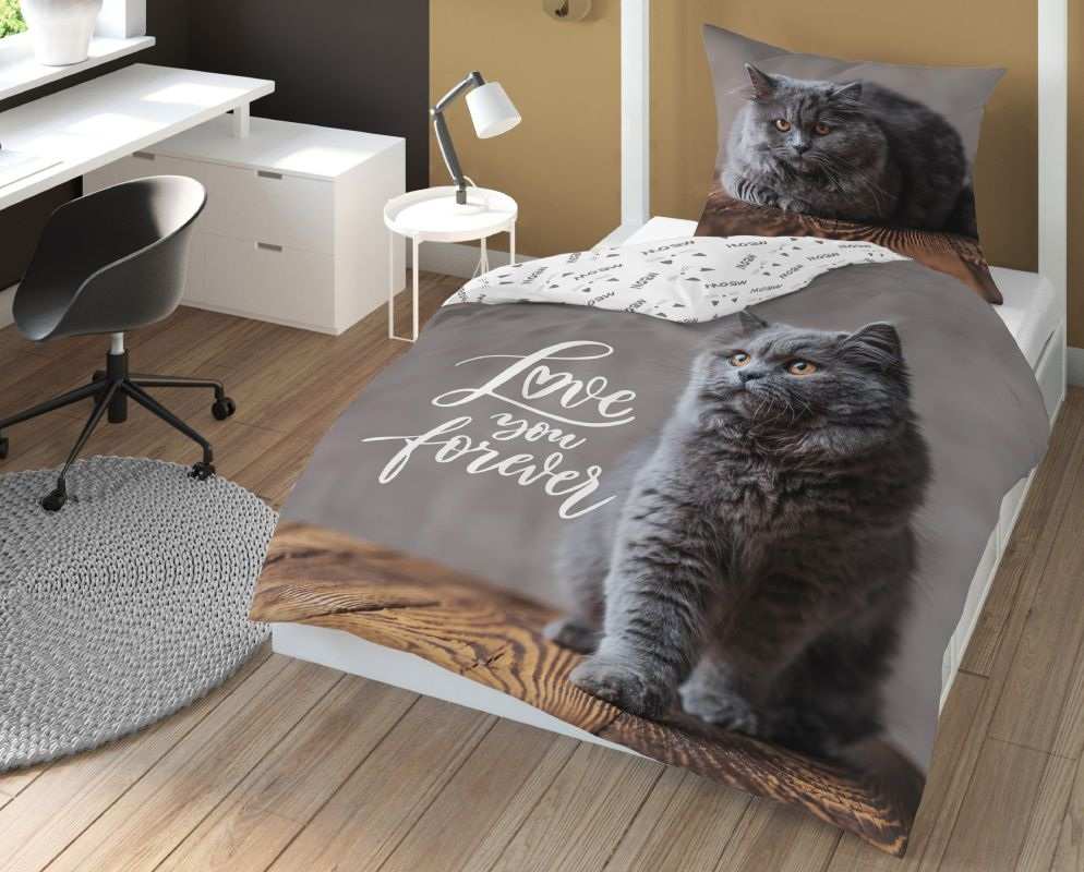 Detské obliečky 140x200 MAČKA Love