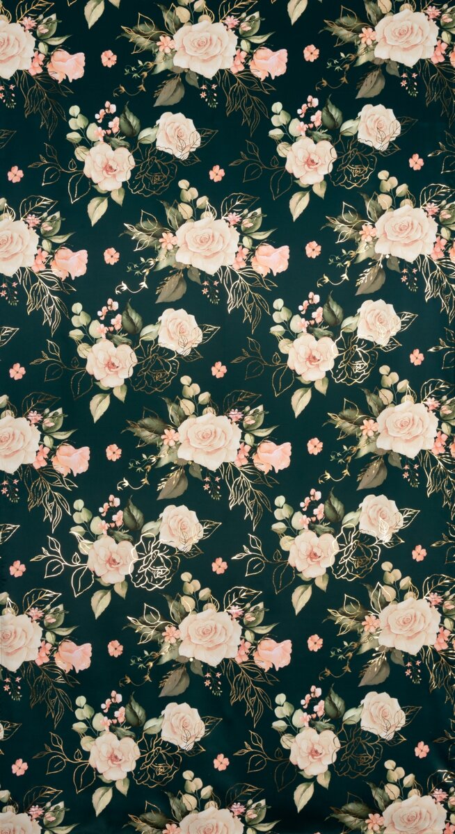 Zatemňujúci záves 135x250 ROSE tmavozelená
