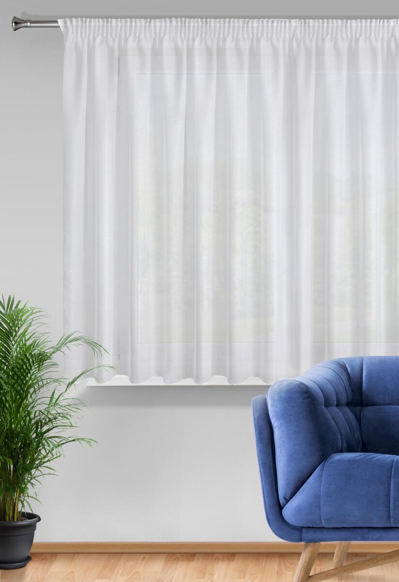 Záclona 300x150 REBECCA biela - páska