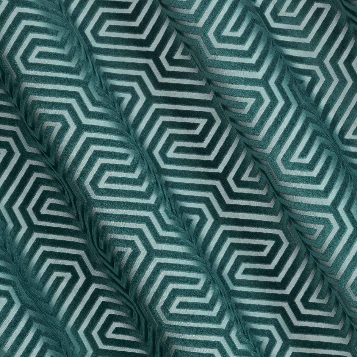 Zamatový záves 140x250 INGA tyrkysová