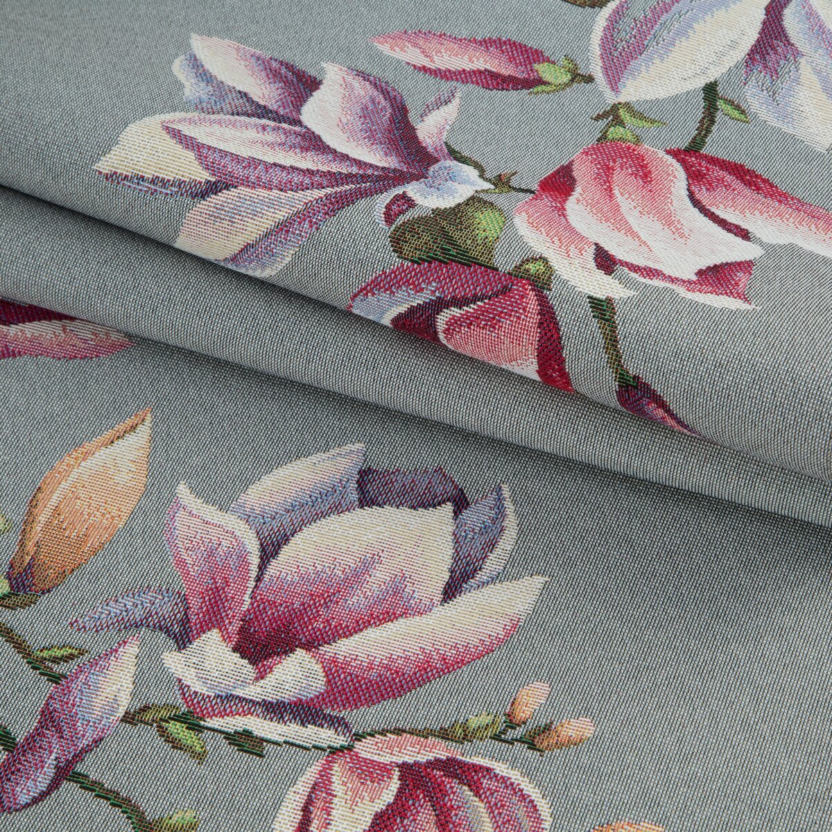 Gobelínový obrus 40x100 MAGNOLIA šedá