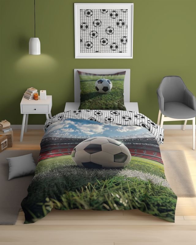 Detské obliečky 140x200 FUTBAL kop