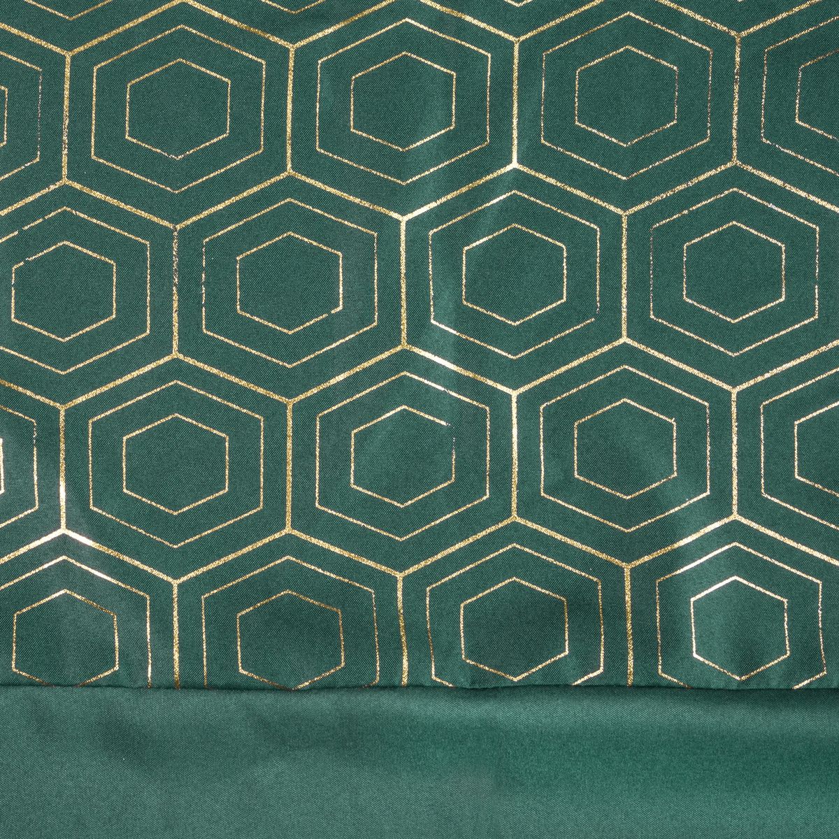 Záves 140x250 DAFNE zelená+zlatá
