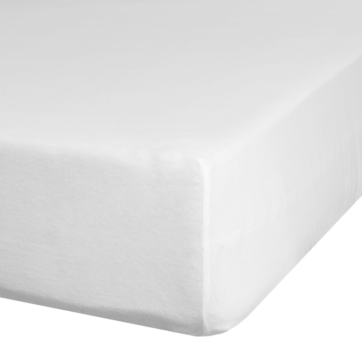 Saténová plachta 140x200+30cm NOVA 03 biela