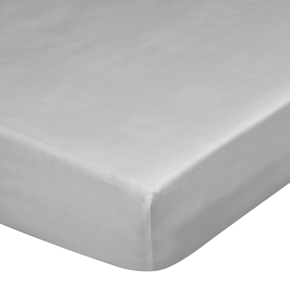 Saténová plachta 180x200+30cm NOVA 03 bledošedá
