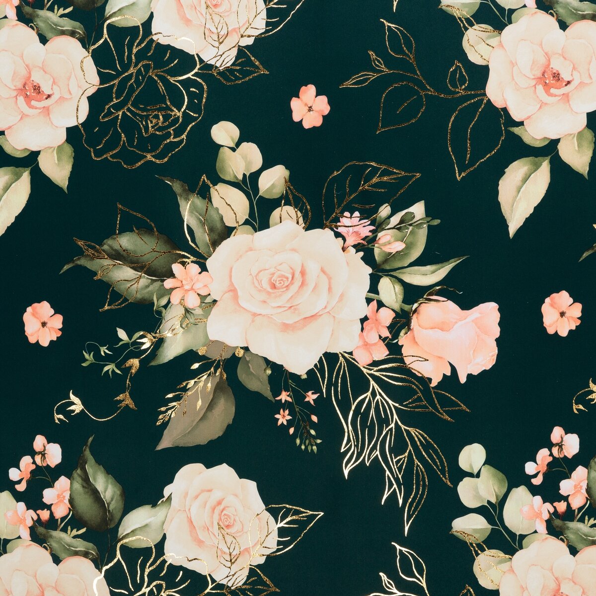 Zatemňujúci záves 135x250 ROSE tmavozelená
