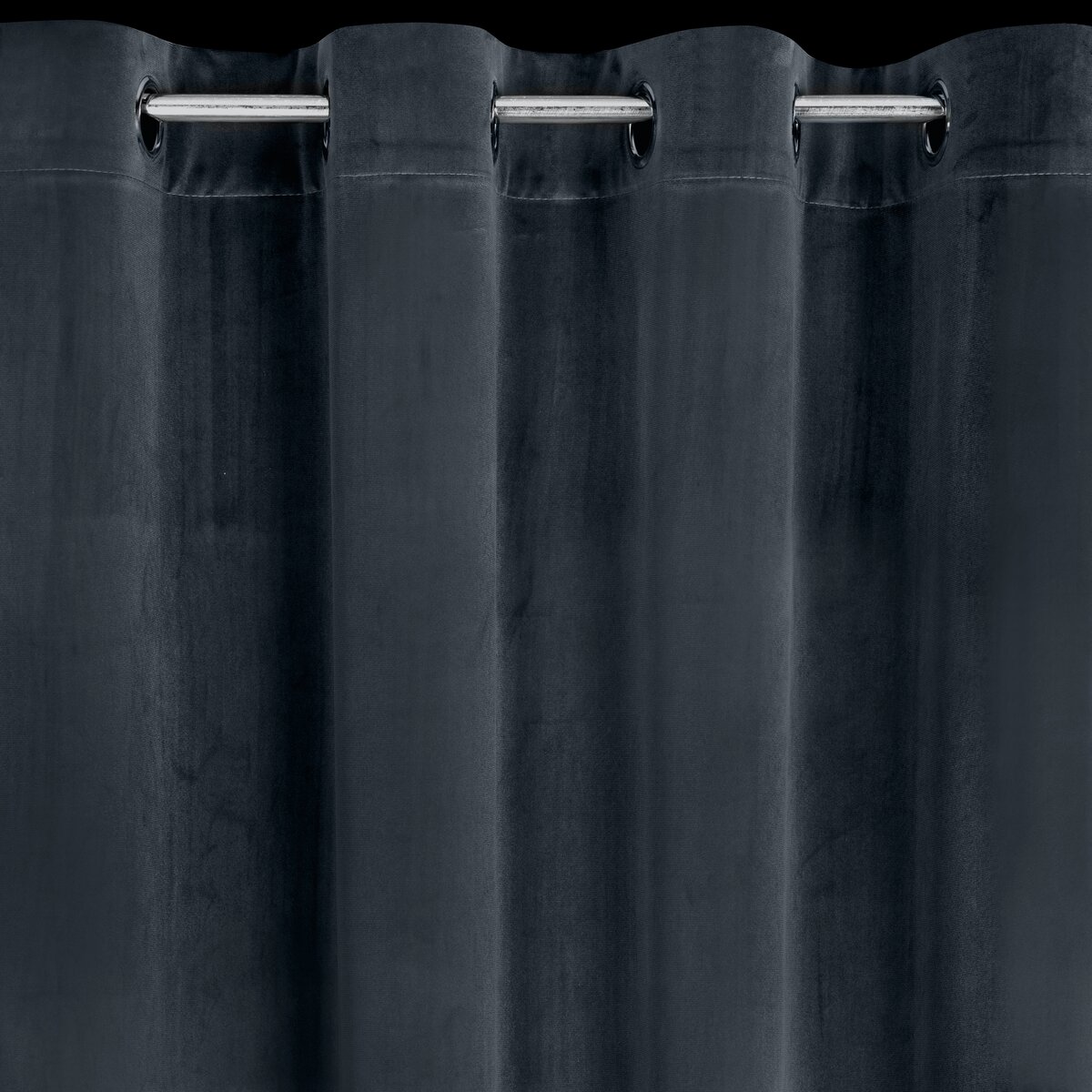 Zamatový záves 140x270 ANTARA grafitová