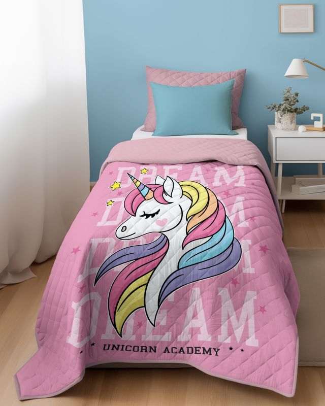 Detský prehoz na posteľ 170x210 JEDNOROŽEC dream