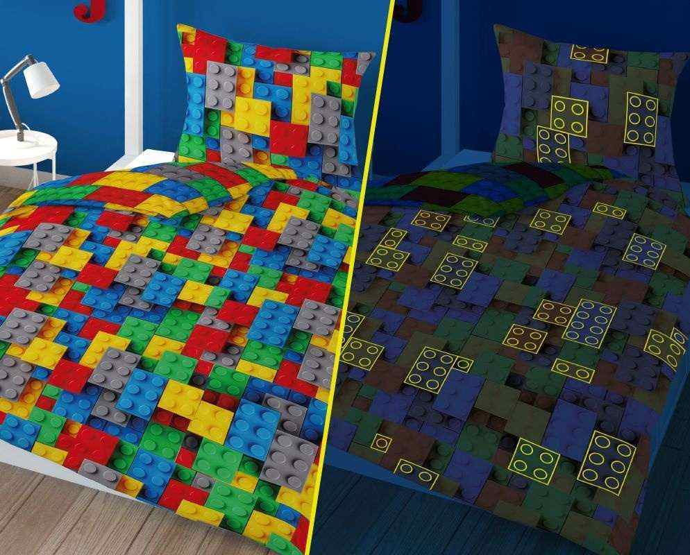 Detské obliečky 140x200 LEGO svietiace