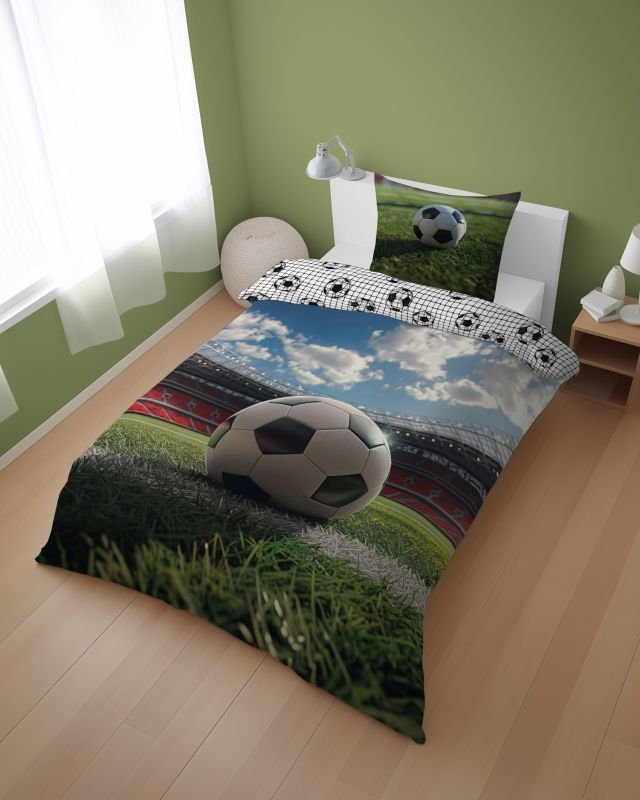 Detské obliečky 140x200 FUTBAL kop