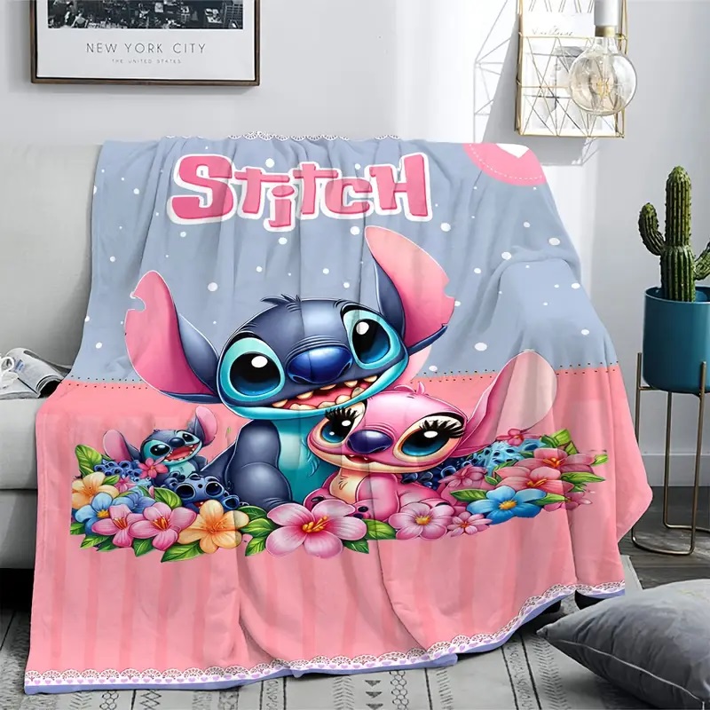 Detská deka 130x150 LILO A STITCH love