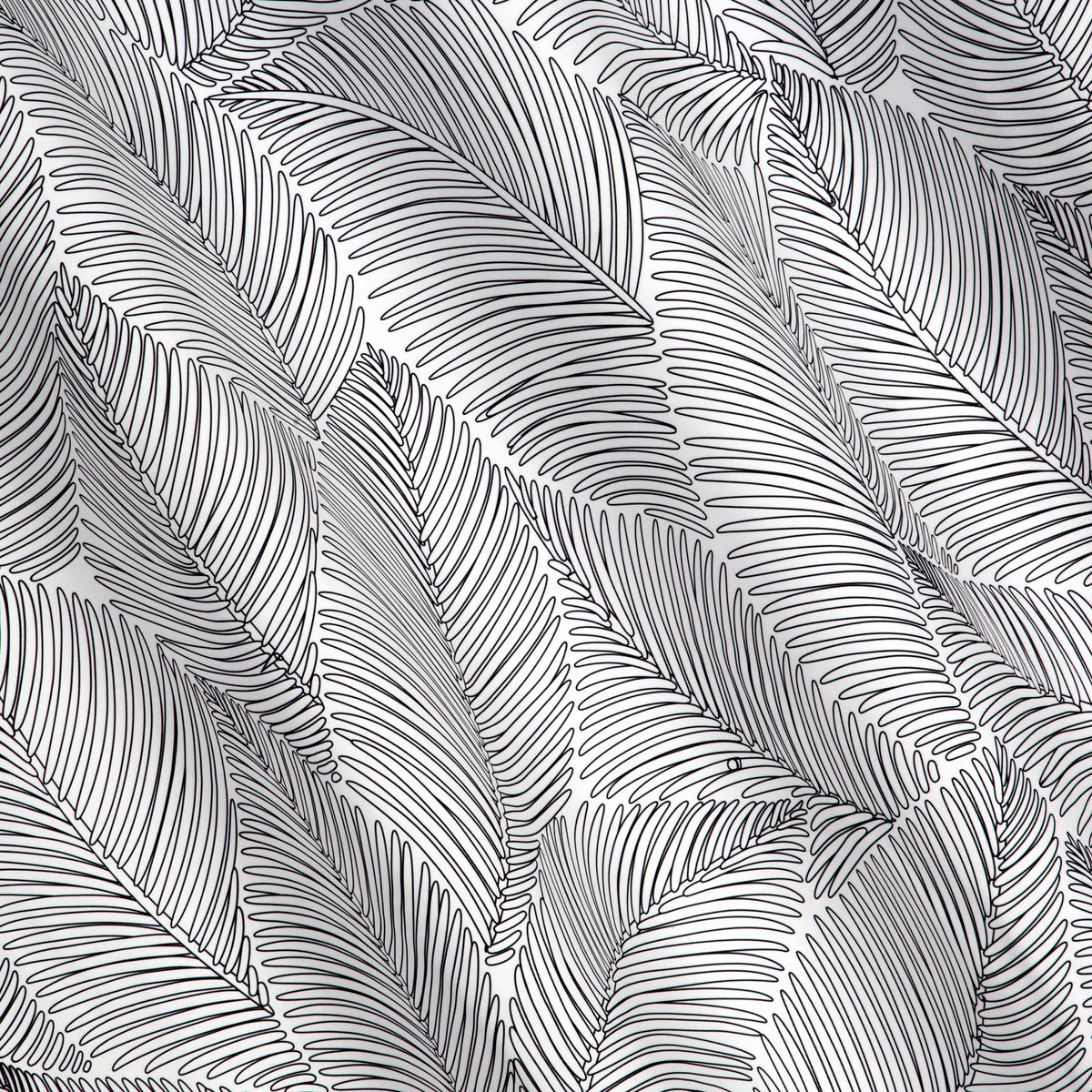 Záves 140x250 KENDRA biela + čierna