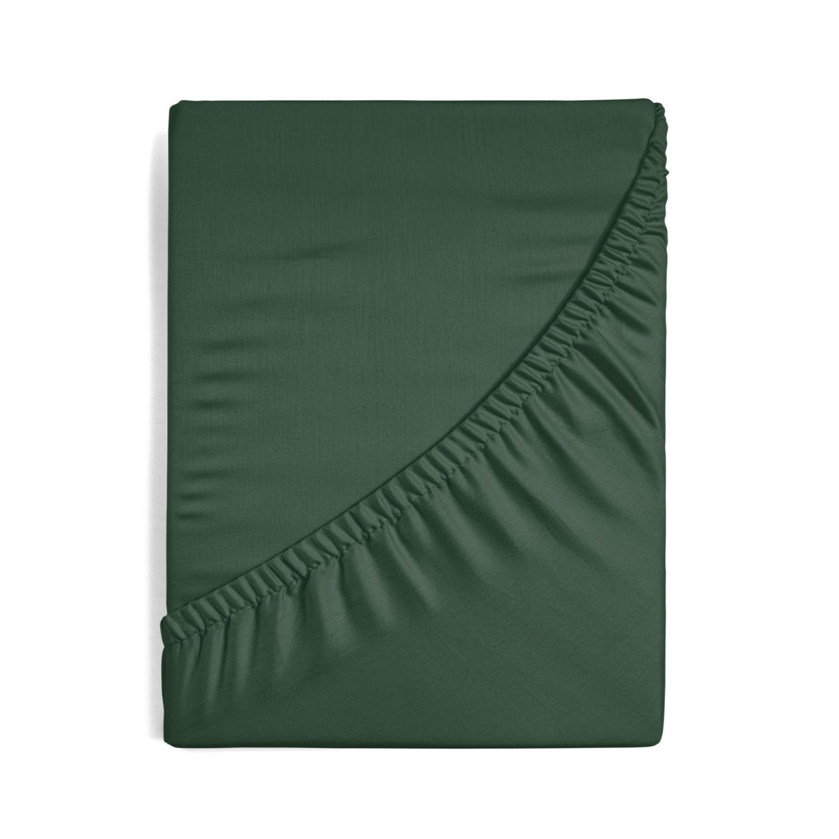 Saténová plachta 100x200+25cm NOVA 03 tmavozelená