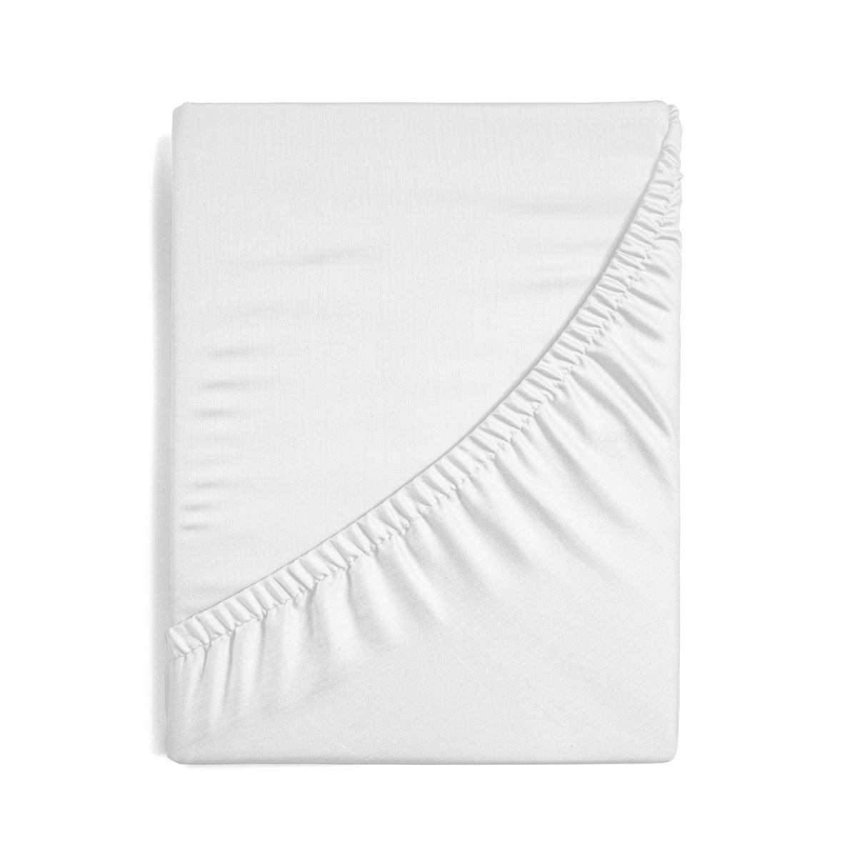 Saténová plachta 140x200+30cm NOVA 03 biela