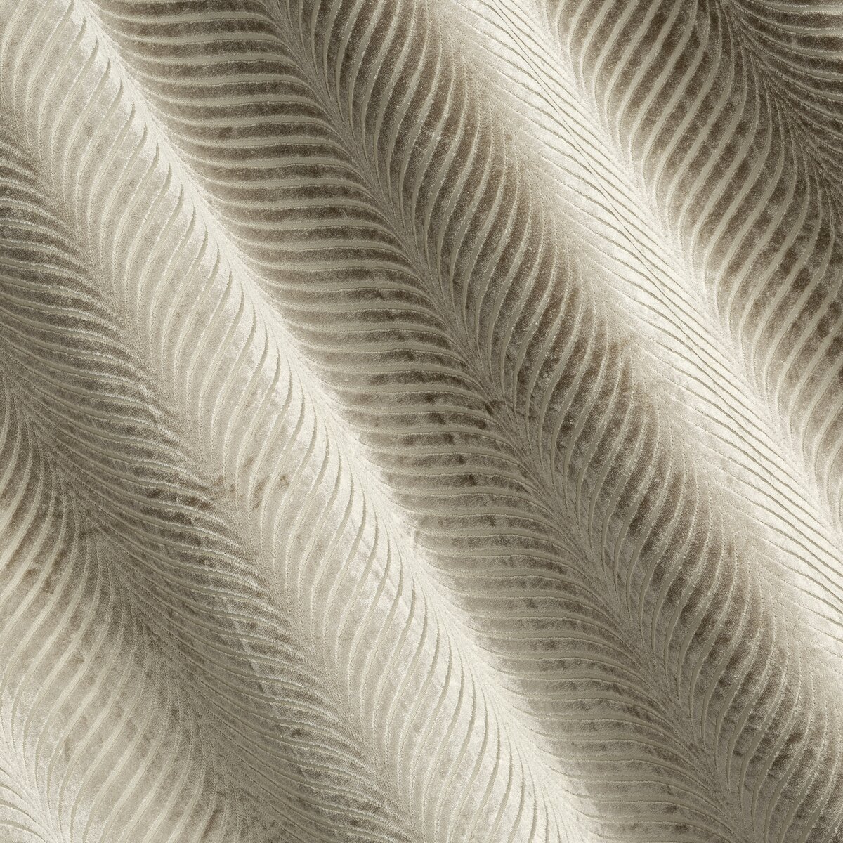 Zamatový záves 140x250 LUSSI tmavo béžová