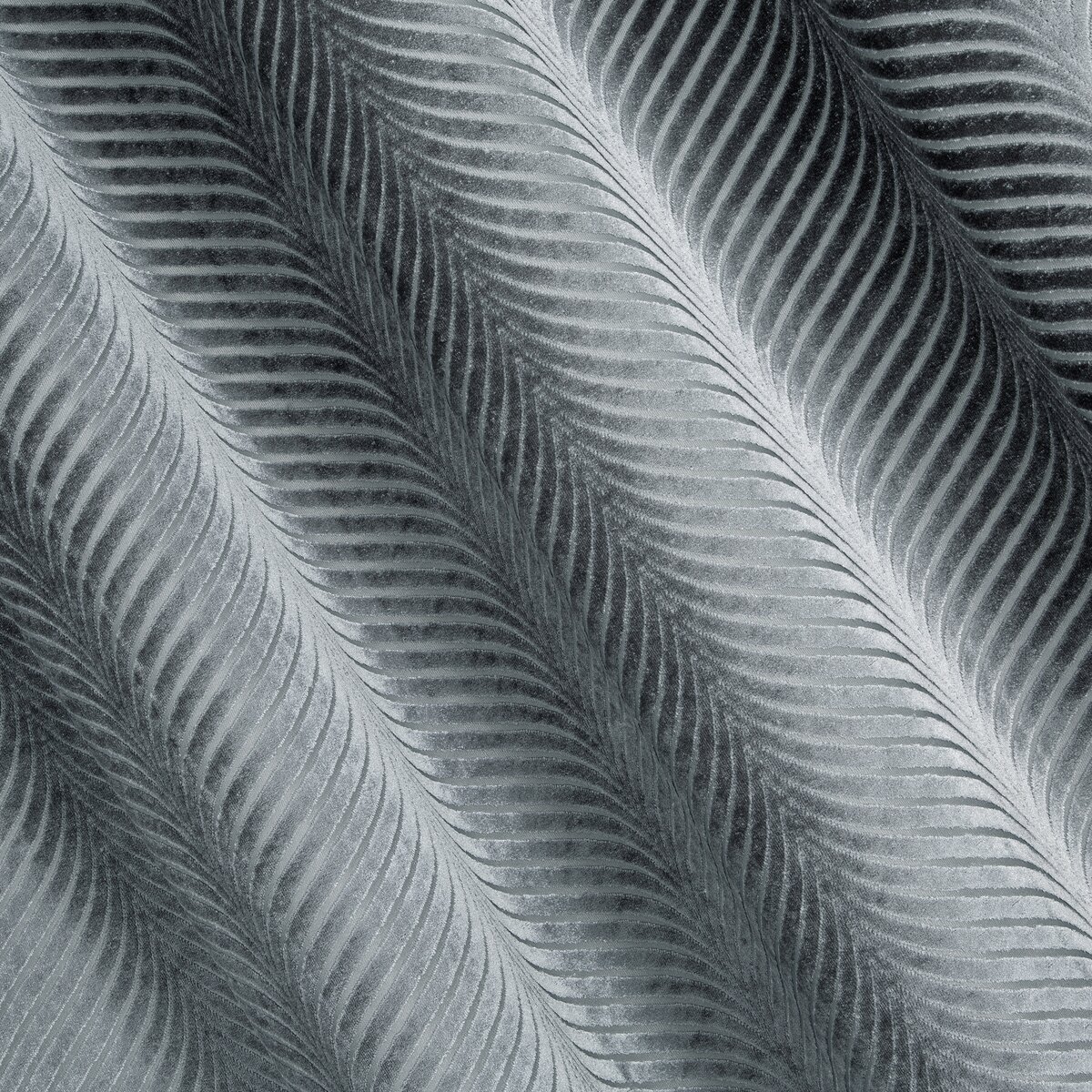 Zamatový záves 140x250 LUSSI šedá