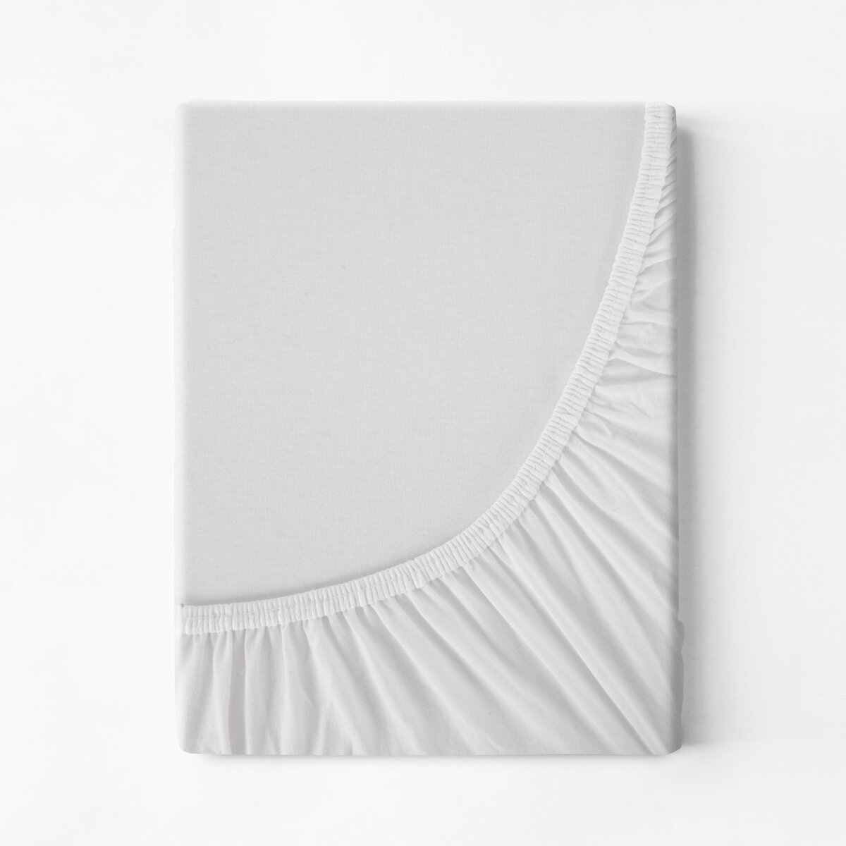 Jersey plachta 140x200+30cm ADELA biela