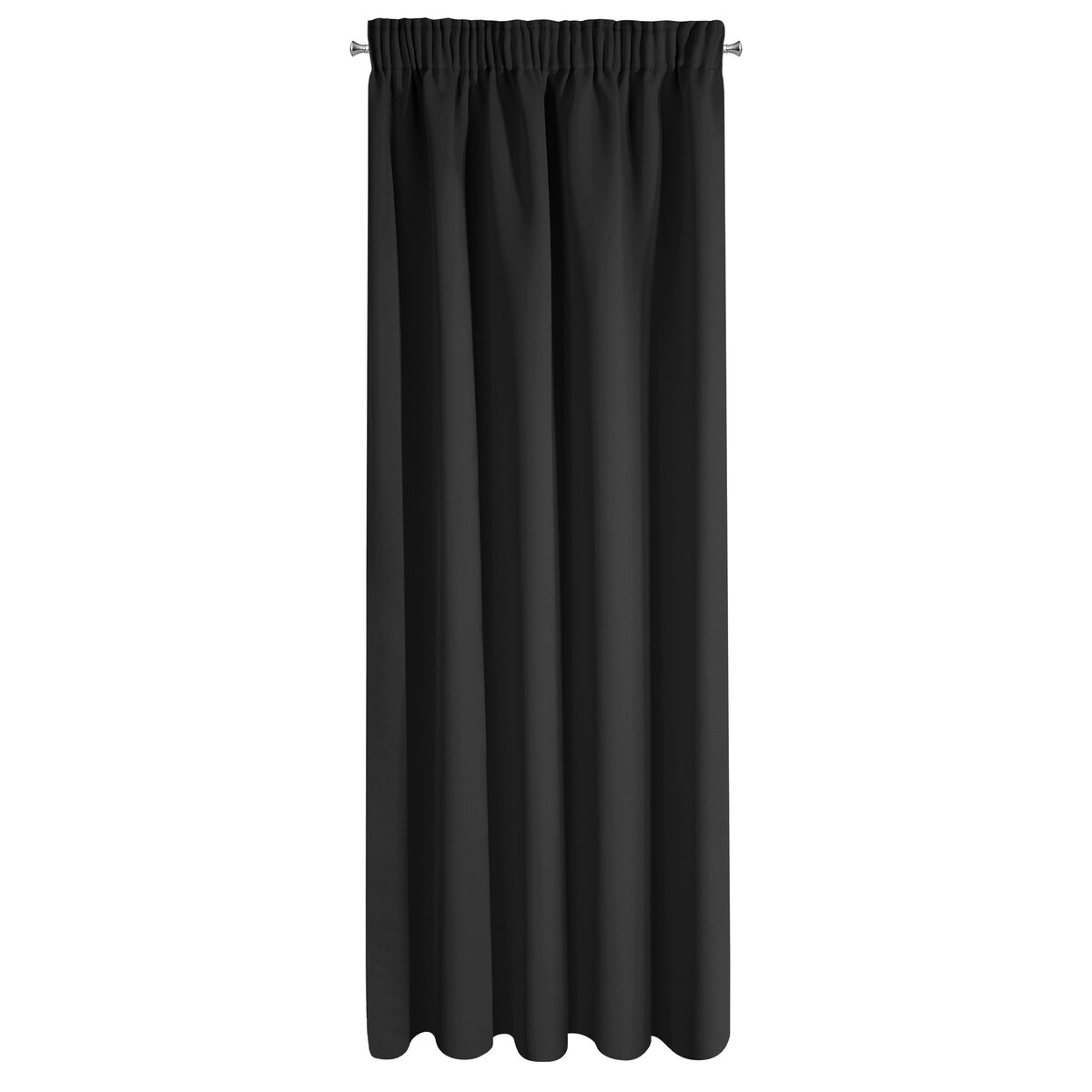 Zatemňujúci záves 135x270 LOGAN čierna - páska