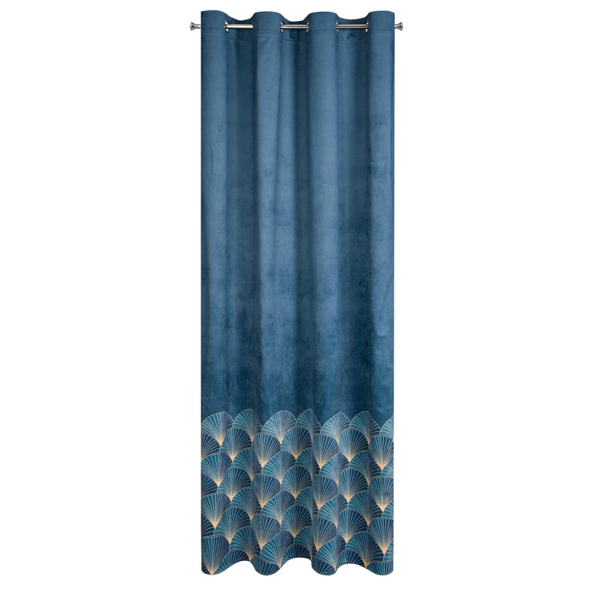 Zamatový záves 140x250 GINA granátová