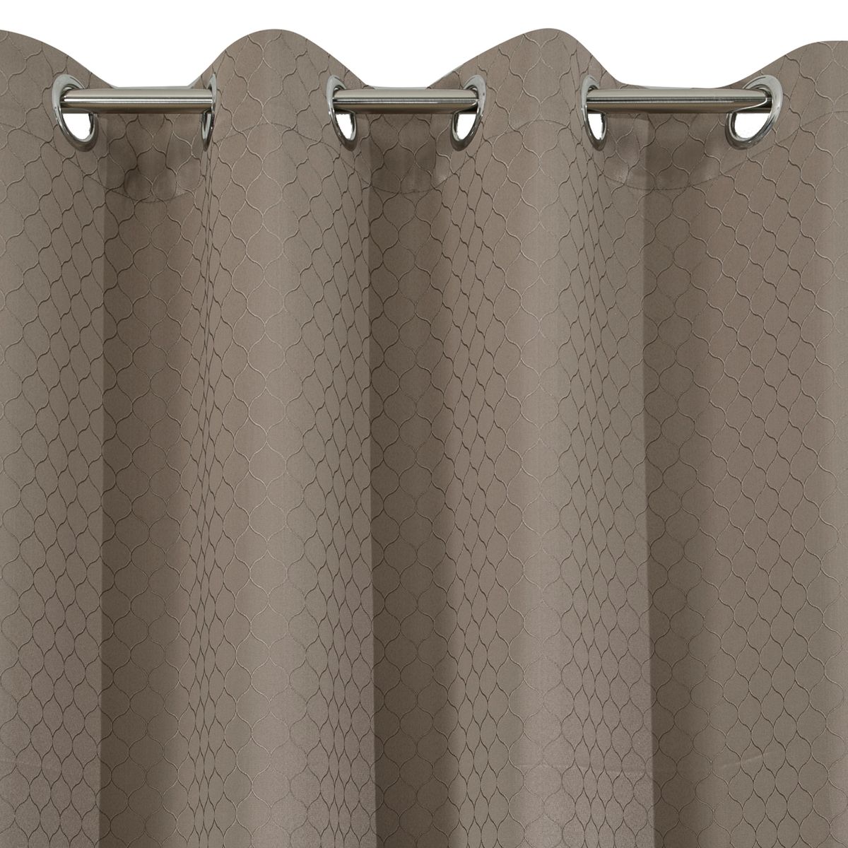 Záves 135x250 RIVET kávový
